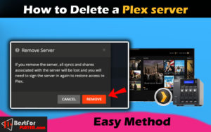 how to delete a plex server