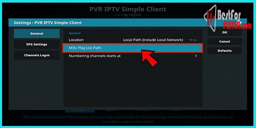 How to Set Kodi 17 PVR IPTV Simple Client