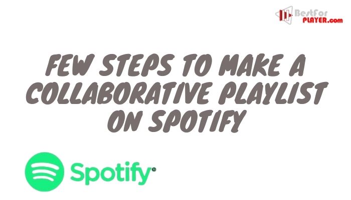 Few steps to make a collaborative playlist on Spotify
