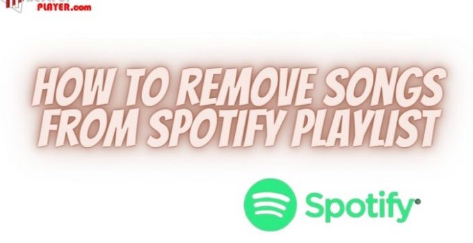 How to remove songs from spotify playlist