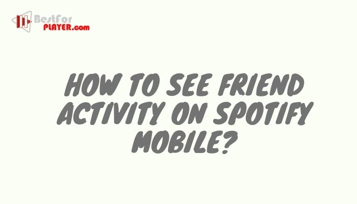 How to see Friend Activity on Spotify mobile