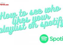 How to see who likes your playlist on spotify