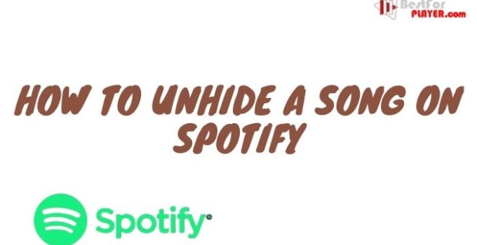 How to unhide a song on spotify