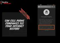 Can cell phone companies see your internet history