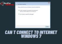 Can t connect to internet windows 7