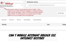 Can t mobile account holder see internet history