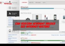 Can verizon account holder see internet history