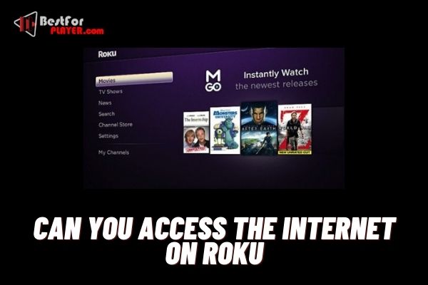 Can you access the internet on roku