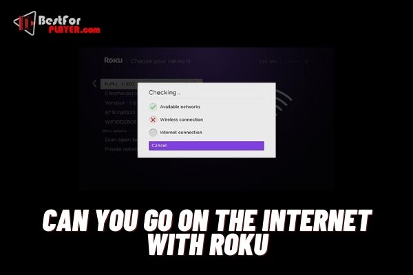 Can you go on the internet with roku