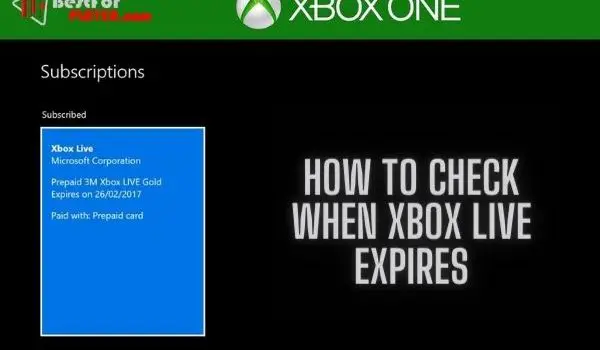 How To Check When Xbox Live Expires