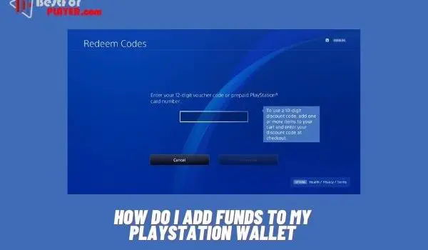 How do i add funds to my playstation wallet