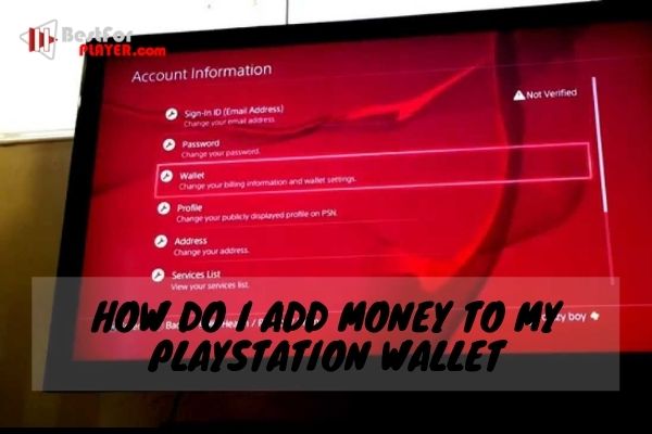 How do i add money to my playstation wallet