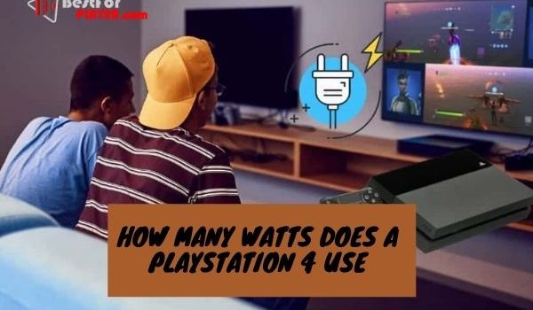 How many watts does a playstation 4 use