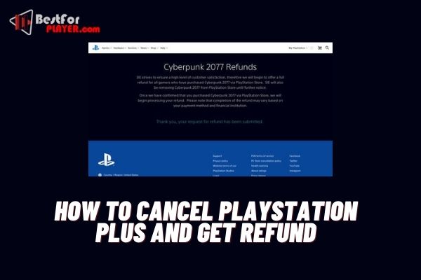 How to cancel playstation plus and get refund
