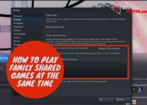 How to play family shared games at the same time