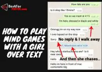 How to play mind games with a girl over text