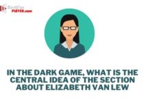 In the dark game, what is the central idea of the section about elizabeth van lew