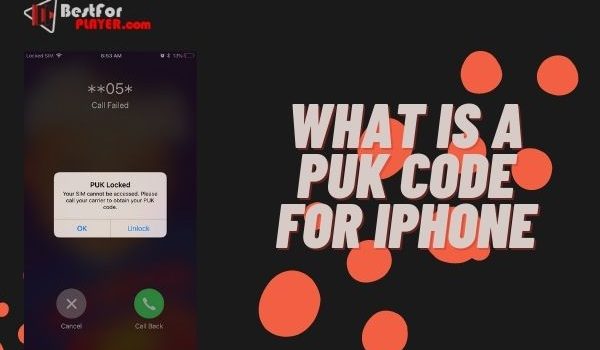 What is a puk code for iphone