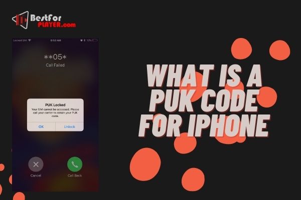 What is a puk code for iphone