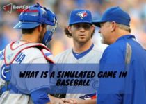 What is a simulated game in baseball
