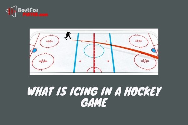 What is icing in a hockey game