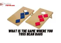 What is the game where you toss bean bags