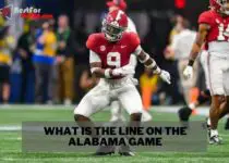 What is the line on the alabama game
