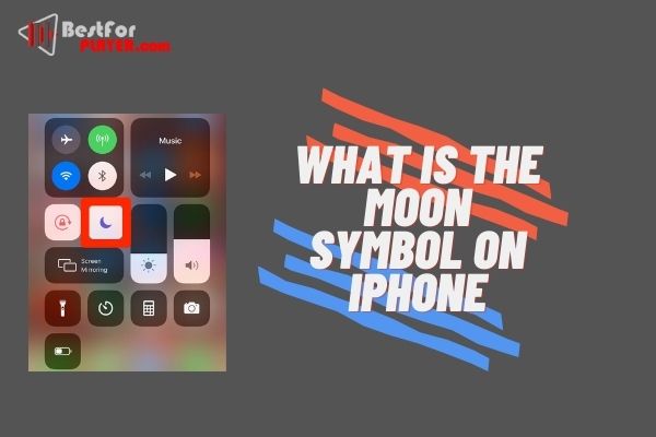 What is the moon symbol on iphone