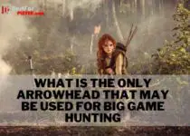 What is the only arrowhead that may be used for big game hunting