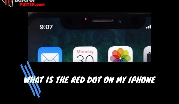 What is the red dot on my iphone