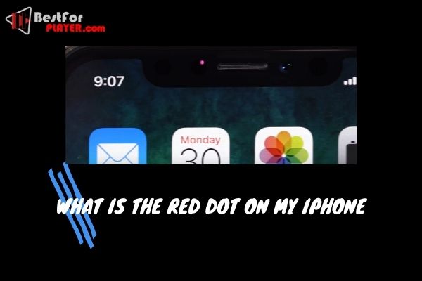 What is the red dot on my iphone