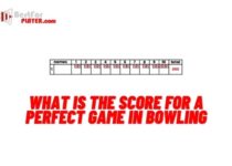 What is the score for a perfect game in bowling