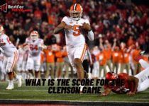 What is the score for the clemson game