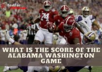 What is the score of the alabama washington game