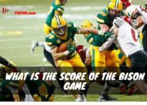 What is the score of the bison game