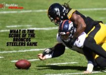 What is the score of the broncos steelers game