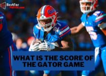 What is the score of the gator game