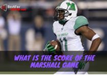 What is the score of the marshall game