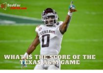 What is the score of the texas a&m game