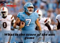 What is the score of the unc game