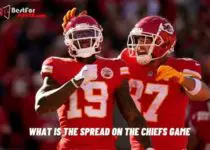 What is the spread on the chiefs game