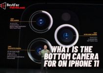 what is the bottom camera for on iphone 11