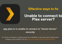 unable to connect to Plex server