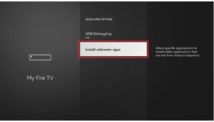how to install unknown apps on firestick