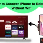 how to connect iphone to roku tv without wifi