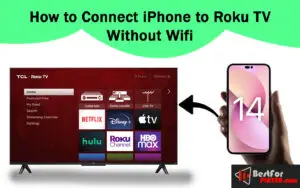 how to connect iphone to roku tv without wifi