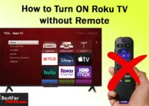 how to turn on roku tv without remote