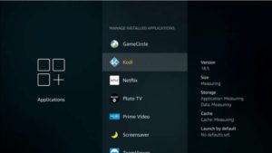 how to remove kodi app from firestick
